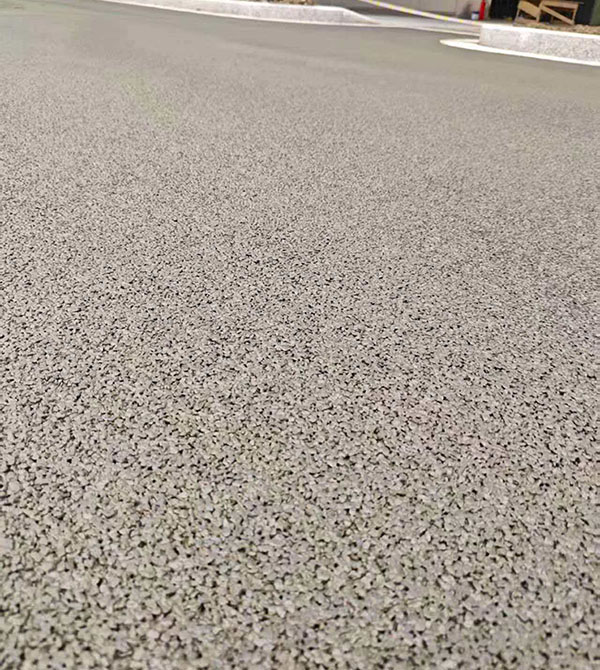 杭州東南網架總部彩色透水混凝土工程